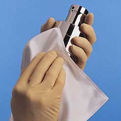 Wiper,AlphaSat® with Vectra® AlphaSorb® 10,Polyester ,6% Isopropyl Alcohol/94% Deionized WaterTexwipe